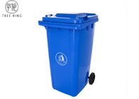 Ménage poubelles en plastique de déchets de 240 litres, poubelle rouge de Wheelie du Conseil pour des déchets de jardin